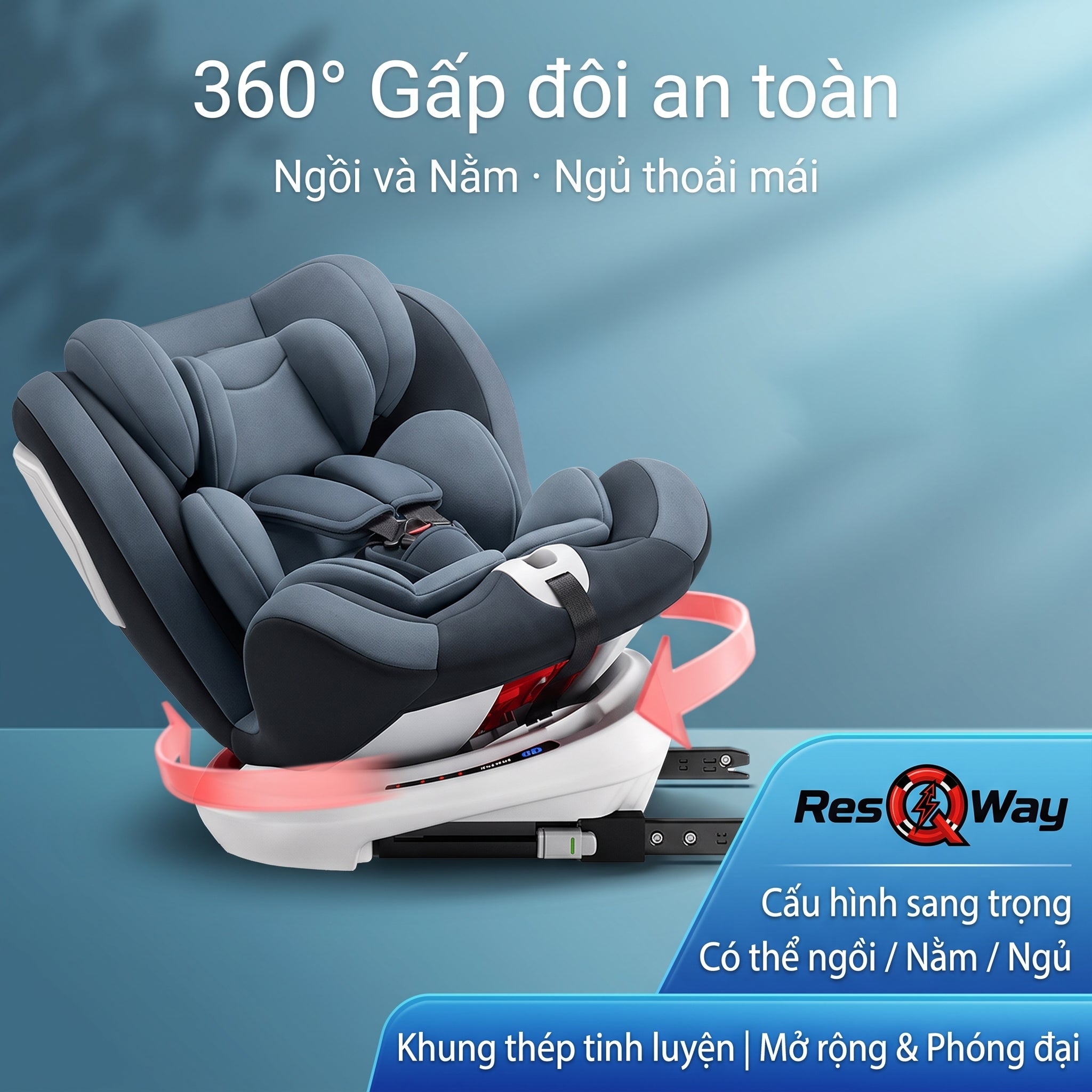 Ghế An Toàn Cho Trẻ Em Ô Tô Cao Cấp