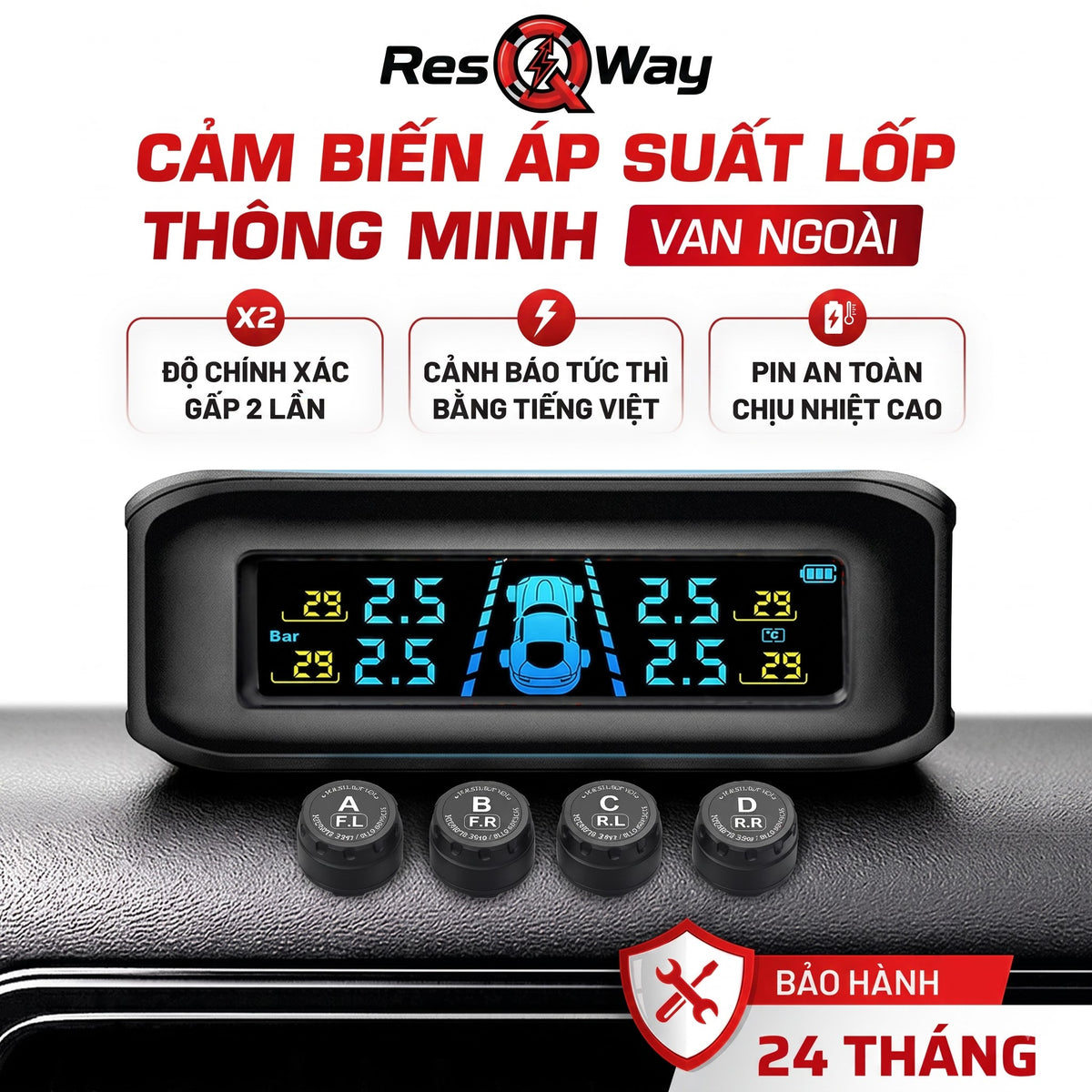 Cảm Biến Lốp ResQway