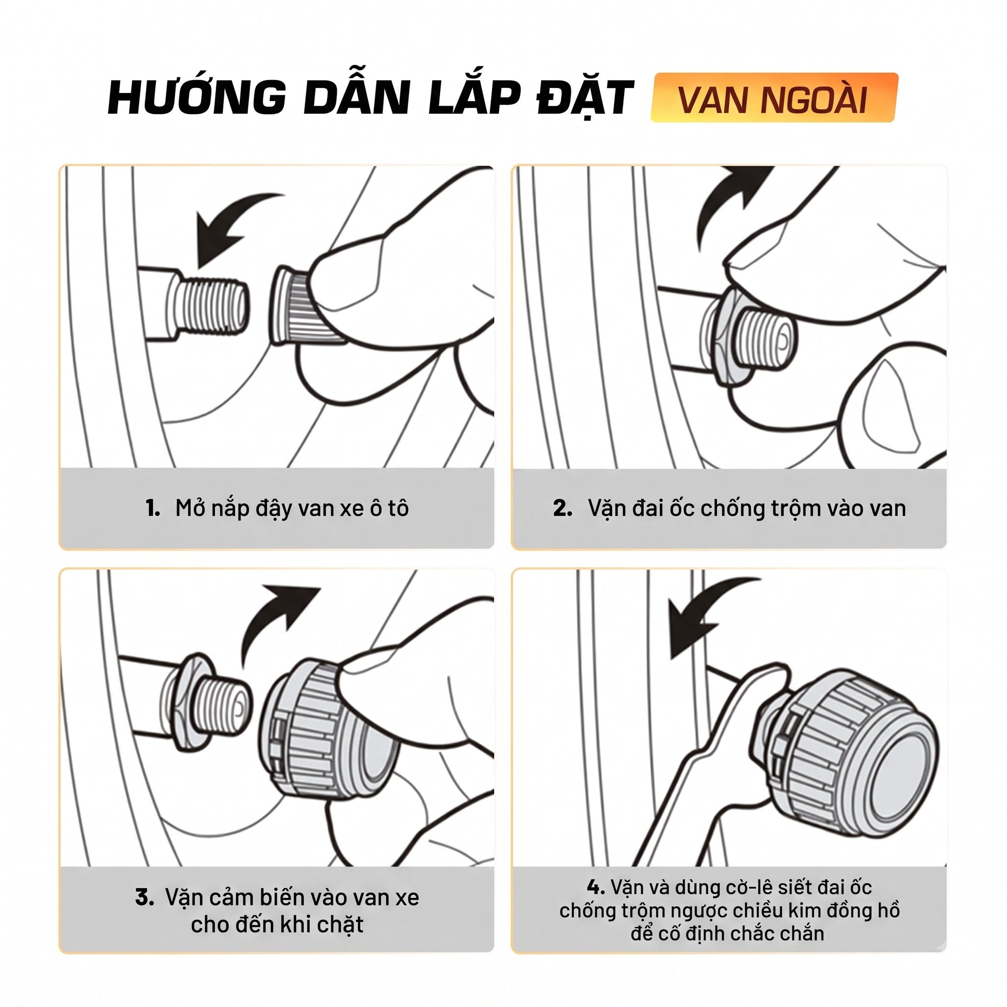 Cảm Biến Lốp ResQway